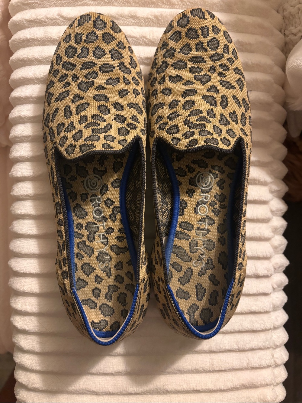 Rothy's Leopard Print Loafers